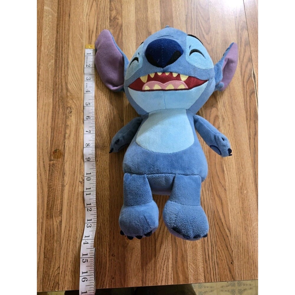 Disney Lilo & Stitch Crack me up "Stitch" here plush vibrates and talks 12 inch